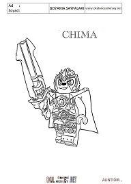 lego-chima boyama sayfaları